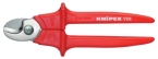 KNIPEX 9506230 - Kabelové nůžky 230 mm - pro měděné vodiče