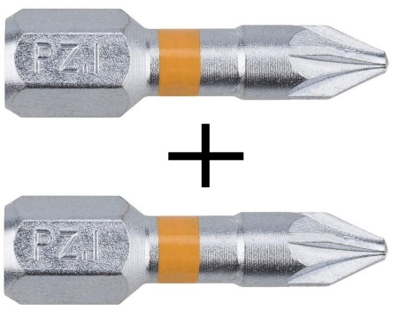 Bit PZ1 ORANGE Narex - Super Lock, 2 ks