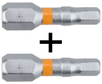 Bit IMBUS 4mm ORANGE Narex - Super Lock, 2 ks