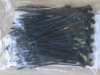 Kabelové stahovací pásky UBN 2,5 x 100, 100ks černé - FISCHER
